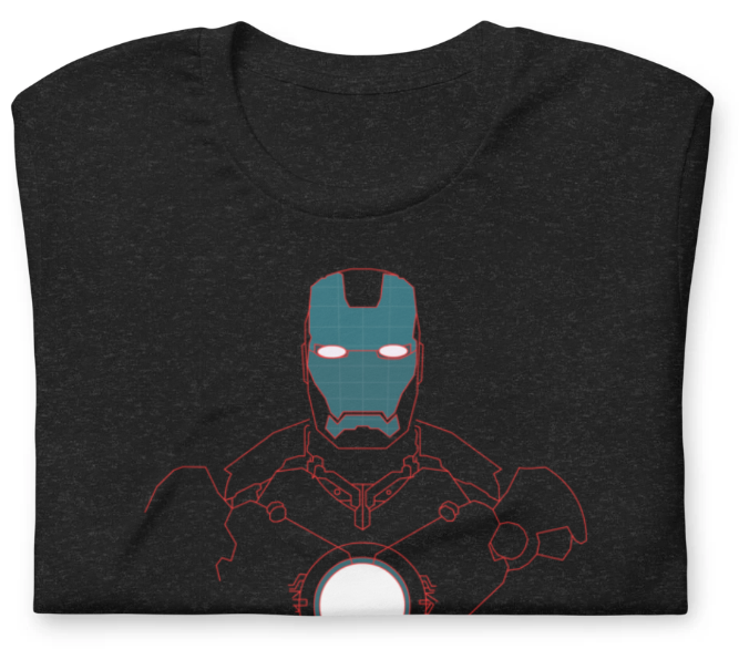 Iron Man Art T-Shirt – Bold & Stylish Superhero Tee in 10+ Colors | Premium Cotton | Perfect for Marvel Fans | Available in Multiple Sizes – Shop Now!